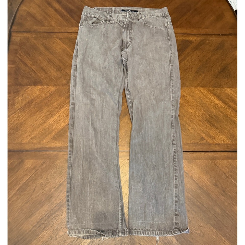 Sean John Mens 34 Gray Straight Leg Jeans 100% Cotton‎ Faded Streetwear Y2K